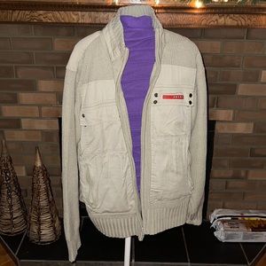 Prada cargo zip up jacket